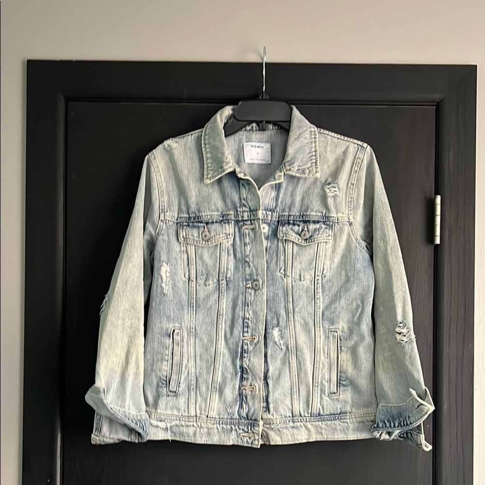 Old Navy Blue Jean Jacket Timeless Denim Fashion